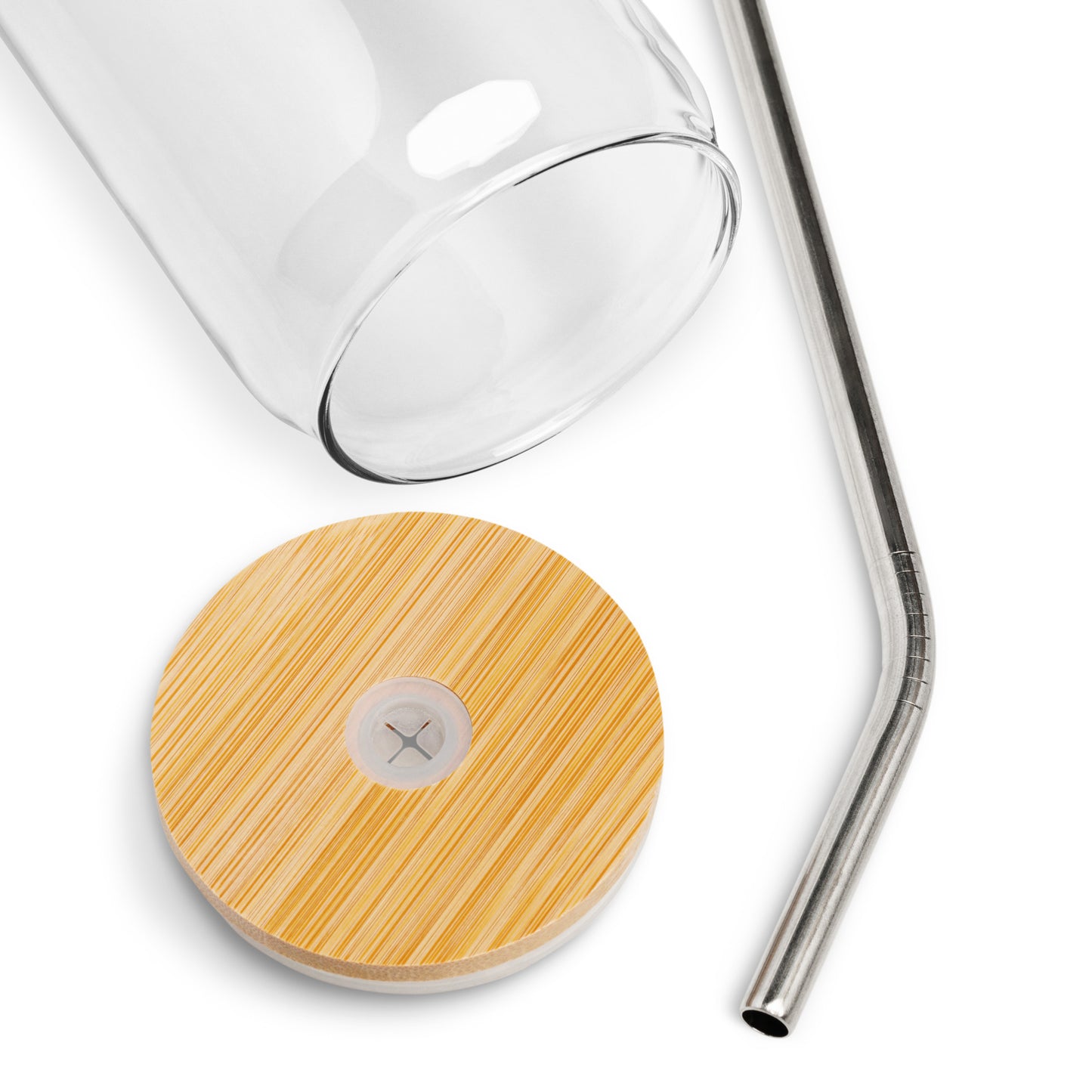 scrolling glass cup